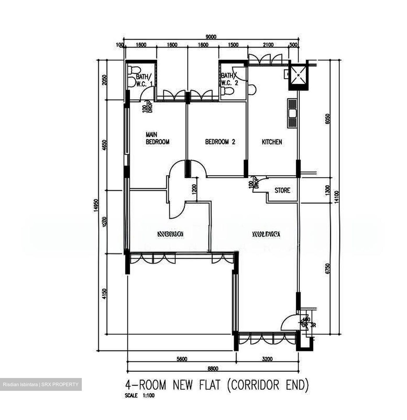Blk 220 Tampines Street 24 (Tampines), HDB 4 Rooms #638788541